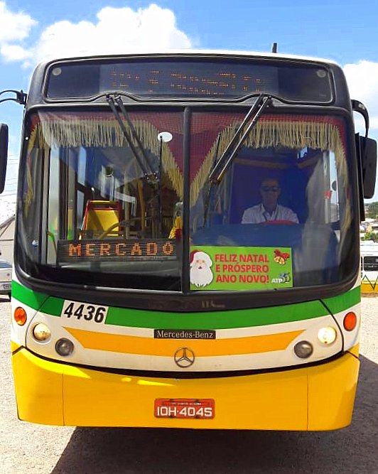 Ônibus circulam com adesivo de Natal – ATPPOA Ônibus circulam com adesivo de Natal – ATPPOA